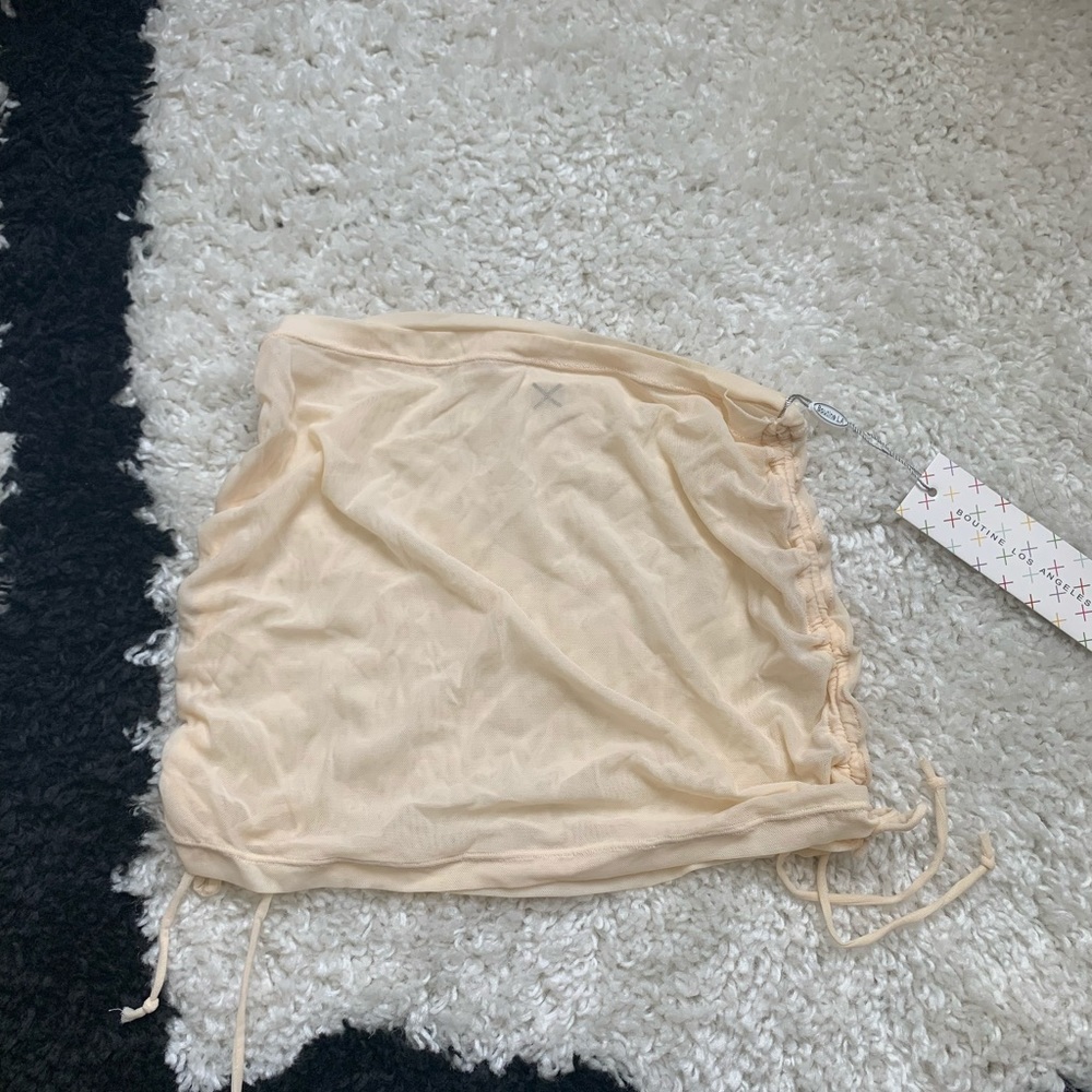 Boutine LA mesh skirt swim coverup